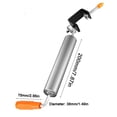 thumbnail image 2 of PRETXORVE Stainless Steel Rolling Pin Household Fixed Roller Type Rolling Pin Leather Treasure Weighted and Extended Dumpling Rolling Pin, 2 of 4