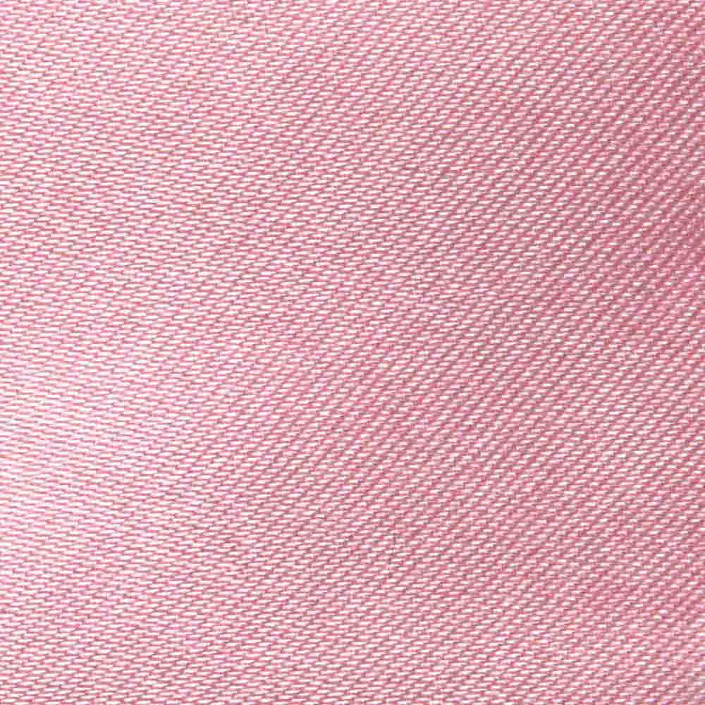 UNIQUE Blanket Binding, White, 52 mm (2.05 in) × 4.35 m (4.76 yd), Satin Polyester, Pink