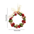 thumbnail image 2 of TIMIFIS Christmas Lights Decorative Wreaths Glowing Wreaths Artificial Christmas Wreaths Door And Window Hanging Decoration Christmas Scene Decoration Props, 2 of 5