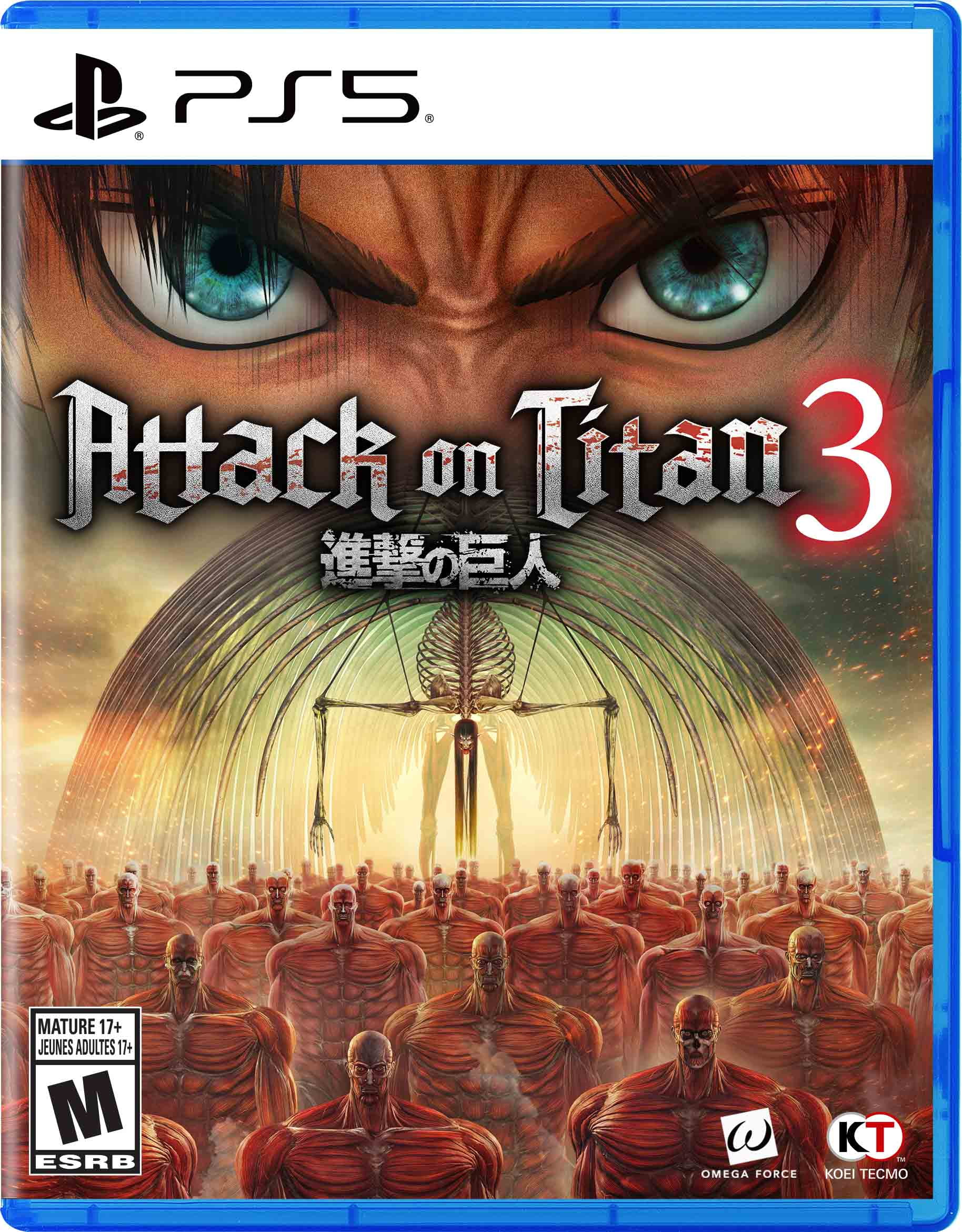 Attack on Titan 3 SteelBook® Launch Edition – Featuring ICONART™ (PlayStation 5)
