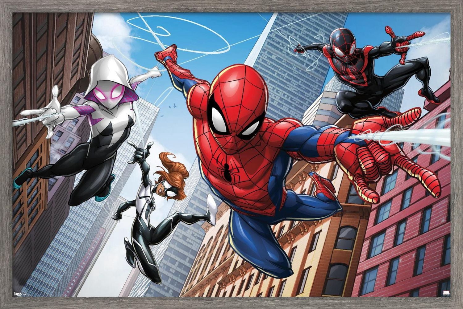 Marvel Comics - Spider-Man - Web Heroes Wall Poster, 22.375" x 34"