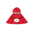 thumbnail image 1 of Faithtur Children's Cloak Neckline Button Christmas Cartoon Elk Hooded Cloak, 1 of 9