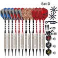 thumbnail image 2 of Amdohai 12 Pcs Darts Dart Flight Ensemble avec 100 Pcs Dart Souple de Rechange, 2 of 6