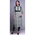 thumbnail image 2 of Bimba Kurta Imprimée Tunique Droite Hauts Femmes Tenue d'Été Kurti pour Dames, 2 of 5