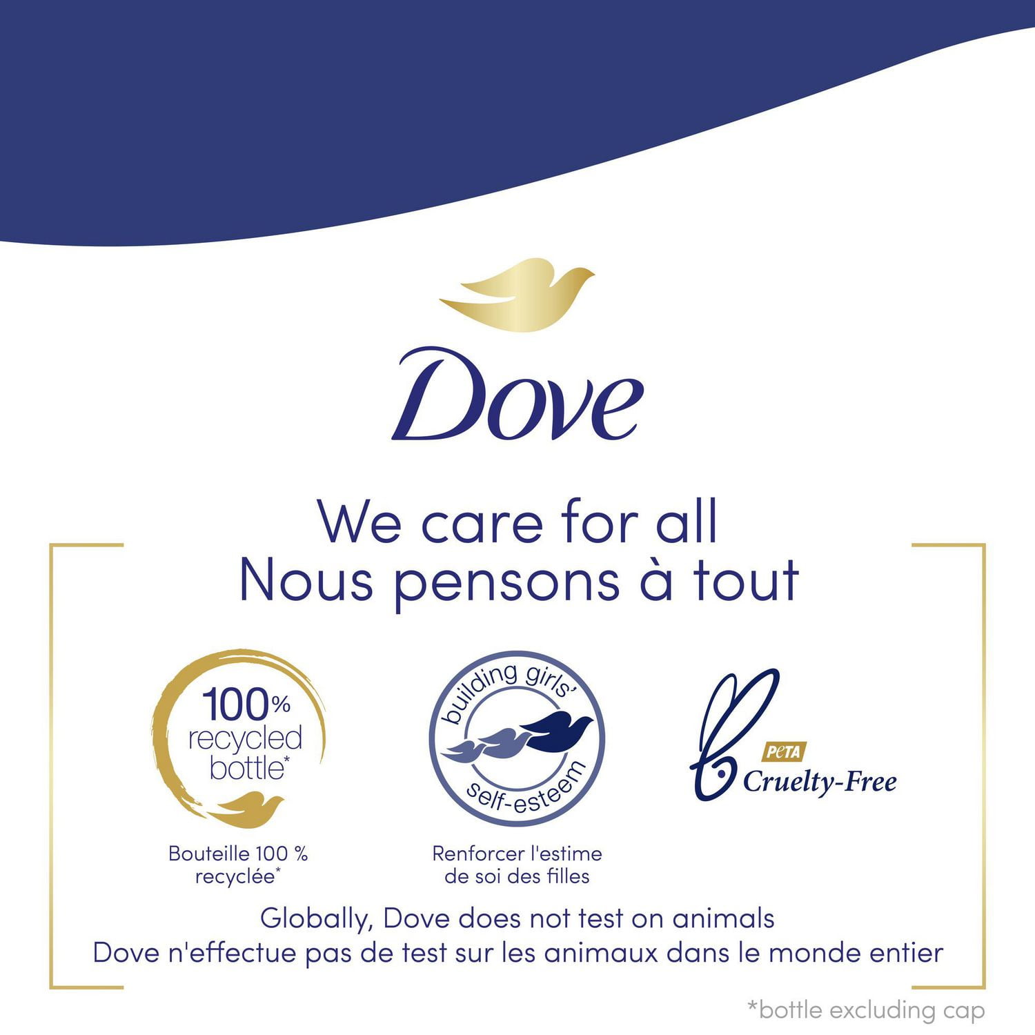 Dove Nettoyant Corporel Hydratation Profonde avec Pompe