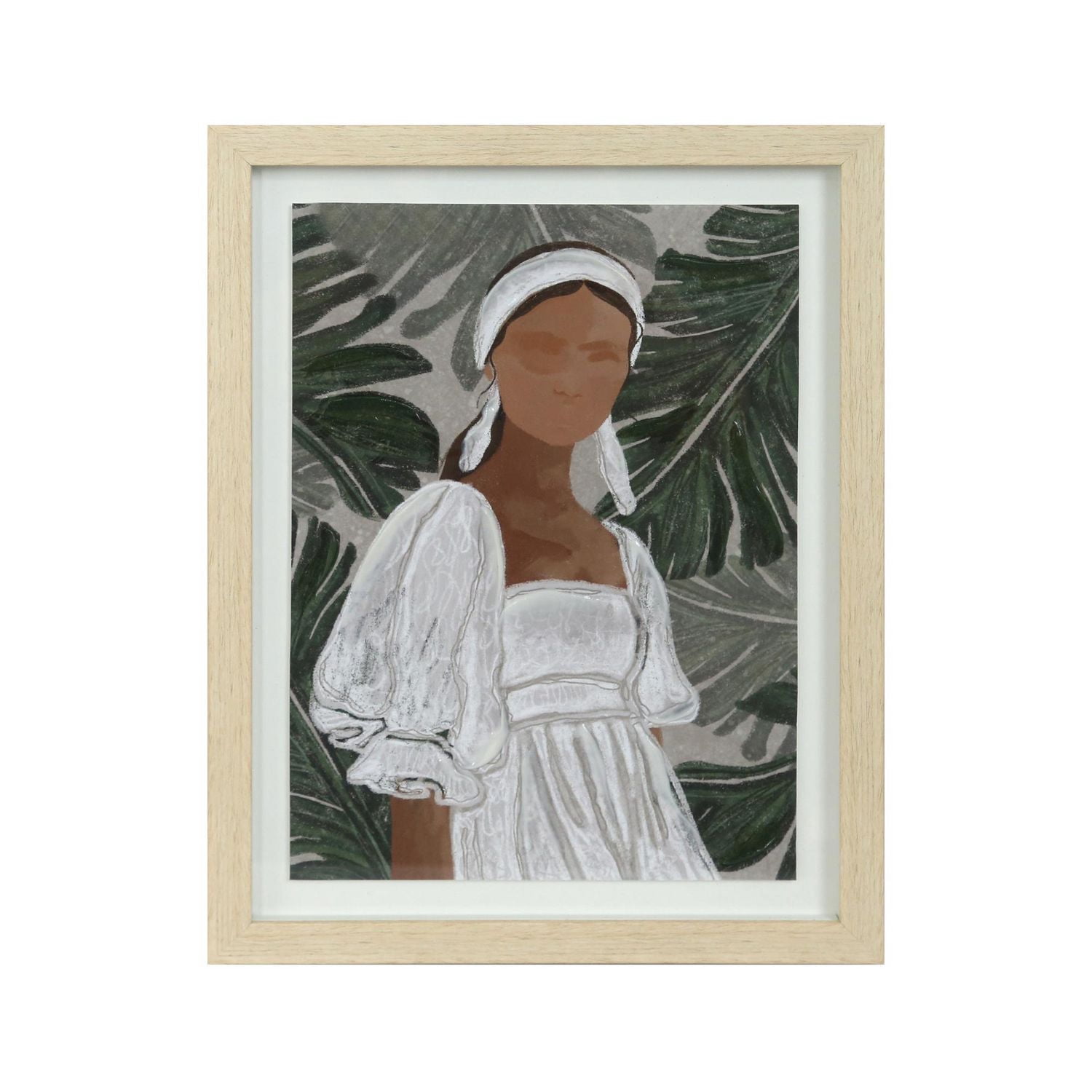 Cadre sans marque, portrait de dame 12x16 pour décoration murale