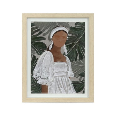 Cadre sans marque, portrait de dame 12x16 pour décoration murale