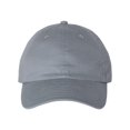thumbnail image 1 of Brushed Twill Cap, Adjustable, Dark Grey, 1 of 1