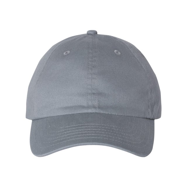 Brushed Twill Cap, Adjustable, Dark Grey