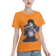 thumbnail image 2 of Women's Basic Short Sleeve T-Shirt Attacking Giant Levi Ackerman, 2 of 6