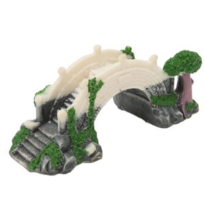 Aquarium Bridge Landscaping, Résine Fish Tank Arch Bridge Harmless pour le réservoir de poisson