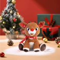 thumbnail image 4 of The Red Nosed Reindeer Stuffed Animal Plush Toy With Music & Lights, 4 of 7