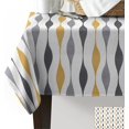 thumbnail image 4 of Gold and Grey Tablecloth Rectangle/Oval Geometric Stripes Table Cloth Outdoor Waterproof Gold and Grey Tablecloths for Party Picnic Indoor Table Cover for Dining/Kitchen 60x102inch, 4 of 5