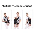 thumbnail image 2 of Baby Carrier Newborn Soft Infant Carrier Sling Wrap Ergonomic Design 4 in 1 Baby Carrier Newborn to Toddler 7-45lbs(3-48 Months)Front and Back Baby Holder Carrier for Men Dad Mom-Black, 2 of 4