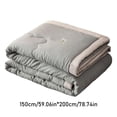 thumbnail image 3 of Pamqxs Summer Cooler Quilt, Cotton Cooling Quilt Breathable Quilt King Size Soft Comforter Cooling Blanket for Night Sweats Hot Sleeper for All Season Lightweight Blanket Washable(DC,70x79in), 3 of 9