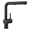 thumbnail image 1 of Linus Low Arc Pull-Out Dual-Spray Kitchen Faucet - Coal Black, 1 of 5