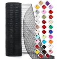 thumbnail image 1 of Mesh Ribbon for Wreaths 10 Inch x 30 Foot Wreath Mesh Rolls with Shiny Metallic Foil for Easter Christmas Party Wedding Home Decor DIY Craft Projects and Gift Wrapping, 1 of 7
