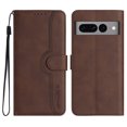 thumbnail image 1 of Compatible avec Google Pixel 7 Pro Étui Portefeuille en Cuir PU de Qualité Supérieure avec Couvercle Magnétique Intégré, 1 of 5