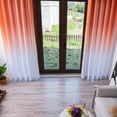 thumbnail image 4 of kiplyki Leaves Tulle Window Sheer Curtain Treatment Voile Drape Valance 1 Panel, 4 of 9