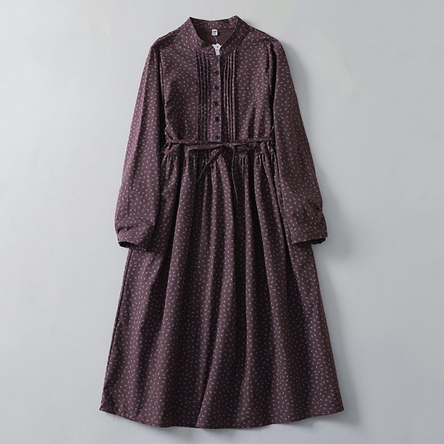 Ovzne Robes d'Été pour Femmes Robe d'Été Robe Ample pour Femmes Couleur Unie Robe Longue Ample Grande Taille Robe Maxi Manches Longues Imprimée Liquidation