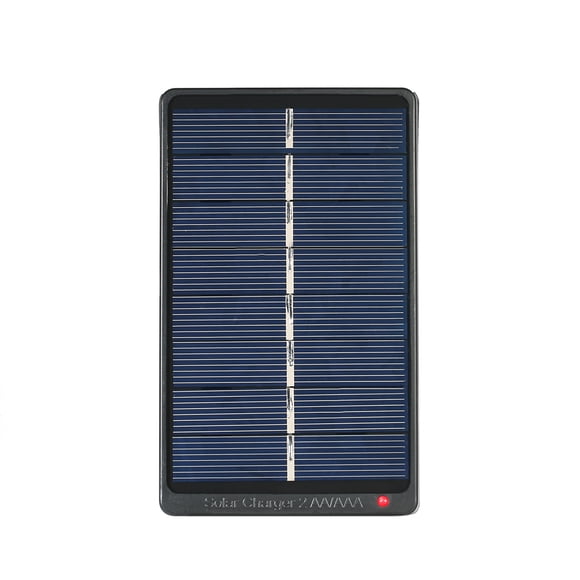 Graflsoa Portable 1W 4V Solar Charger for Dual AA/AAA Rechargeable Batteries with LED Indicator, Compact and Eco-Friendly Design