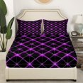 thumbnail image 3 of Erosebridal Futuristic Stripes Full Sheet Sets, Modern Abstract Bedding Full Size, Minimalism Room Decor, 3 of 7