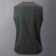 thumbnail image 4 of SROBPTY Haut d'Été pour Homme, Chandails Sans Manches pour Hommes, Débardeur Sport Sans Manches Uni à Enfiler à Col Rond pour Homme, Mode Décontractée Gris Foncé, TG, 4 of 4