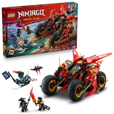 LEGO NINJAGO Le Véhicule de Combat des Ninjas 3en1, Ensemble de Construction 71844