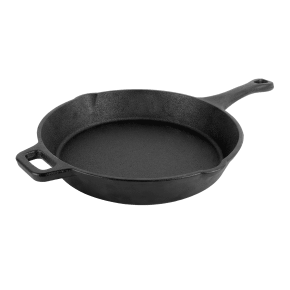 Coghlan's 10-Inch Pre-Seasoned Cast Iron Skillet with Helper Handle & Dual Pour Spouts - Outdoor