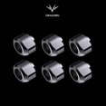 thumbnail image 2 of 6 Pcs Granzon GD-FT14 Raccord de Tube Dur Anti-off, pour Tuyau Rigide OD14mm PETG PMMA, Filetage G1/4 Pieds' Raccord de Refroidissement à Eau Argent, 2 of 6