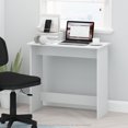 thumbnail image 1 of Furinno Table d'Étude Simpliste 15.5 x 31.5 x 29.75 Po, Blanc, 1 of 7