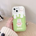thumbnail image 4 of 2 Pcs Étui Mignonnes Dessin Animé, Coussin d'Air Animal TPU Compatible avec iphone 14 Promax, 4 of 5