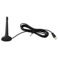 thumbnail image 3 of 3meters FM Radio Antenna Telescopic Antenna with Magnetic Base 3 Plug Adapters, 3 of 9