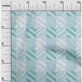 thumbnail image 1 of oneOone Silk Tabby Fabric Stripe Geometric Print Fabric By The Yard 42 Inch Wide, 1 of 4