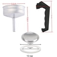 thumbnail image 1 of Espresso Coffee Moka Pot Replacement Parts Handle,Gasket Seal,Funnel,Filter, 1 of 8