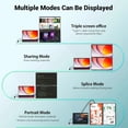 thumbnail image 4 of TUTT 18.5” Portable Monitor Dual-Screen E28 | 100Hz | IPS | USB-C & HDMI | No Driver, 4 of 11