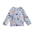 thumbnail image 4 of MIASHUI Boys Swimsuit Rash Guard Bathing Suit Toddler Girls Swim Trunk with Swimming Cap,Light Purple,4-5 Years, 4 of 9