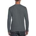thumbnail image 3 of Gildan Mens Soft Style Long Sleeve T-Shirt, 3 of 5
