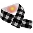 thumbnail image 3 of Heated Scarf Heated Neck Wrap Electric Plaid Scarf Soft Winter Scarves 3 Temperature Adjustable Heated Wrap Protection Portable Comfortable Neck Heating Pad for Men Women, 3 of 11