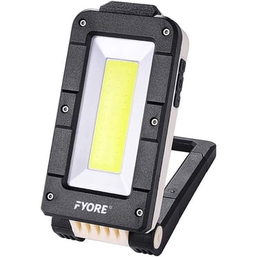 Lampe de Travail à DEL Rechargeable, Lampe de Travail Magnétique sous Capuchon avec Support, Lampes de Travail Portatives pour Mécaniciens, Réparation de Voiture, Garage, Camping - Lampe à Lumière Rouge Vif