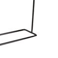thumbnail image 4 of Milaget Countertop Jewelry Organizer Stand Standing Modern Iron Rack Holder Hanging 1 Row Black, 4 of 4
