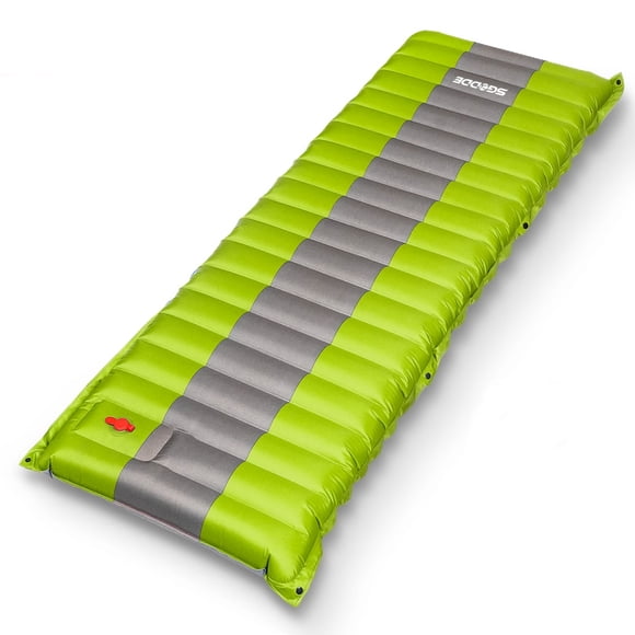Tapis de Couchage Gonflable Léger, Coussinet Imperméable Compact et Portable pour le Camping, la Randonnée et le Backpacking - 190 x 68 cm