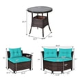thumbnail image 4 of Topbuy Chaise Longue de Plage en Rotin Osier pour Patio Extérieur, Dossier Réglable, 4 of 9