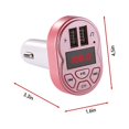 thumbnail image 3 of Chmadoxn Voiture MP3 Charge Rapide Intelligente Sans Perte Qualité Sonore Mains Libres Appel Multi-Fonction Lecture Diffusion Vocale Protection Intelligente Chargeurs de Batterie pour Voitures, 3 of 6