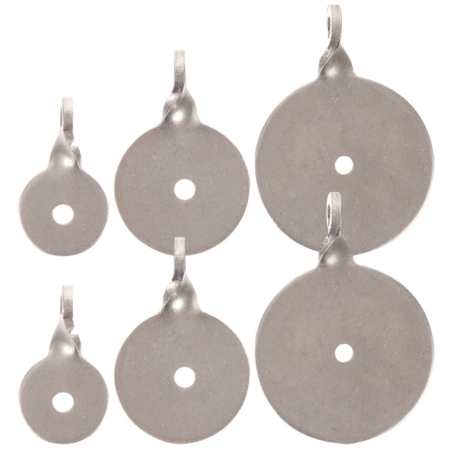 SHISUYAN 6pcs Shooting Targets Stainless Steel Piece Targets Archery Targets Practicing Shooting Plate