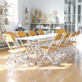 thumbnail image 2 of Kids Yellow Plastic Folding Chair, 2 of 9