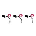 thumbnail image 1 of relayinert 1/2/3/5 Elastic Leash for Paddle Safety Rods and Boats Stretchable and Resilient Rose Red 45cm 3PCS, 1 of 1