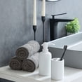thumbnail image 4 of Mainstays Soft Touch Toothbrush Holder, Rubber coated ceramic, 1 toothbrush holder holds toothbrushes and toothpaste, 4 of 4