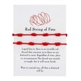 thumbnail image 1 of Up to 65% Off Knotted Red Rope Bracelet Length Lovers Paper Card Bracelet Bracelet Necklace Rings Earring Jewelry on Clearance, 1 of 1