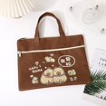 thumbnail image 1 of Cute Cartoon Printing Laptop Briefcase Portable Tote Bag For Student Book Storage Bag Handbag 06, 1 of 6